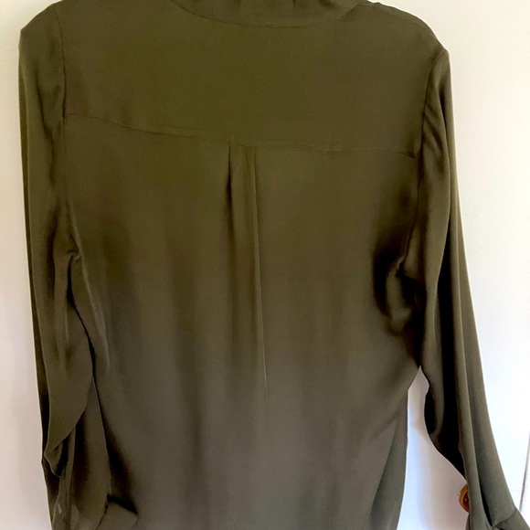 Haute Hippie silk longline top - large - Picture 2 of 2